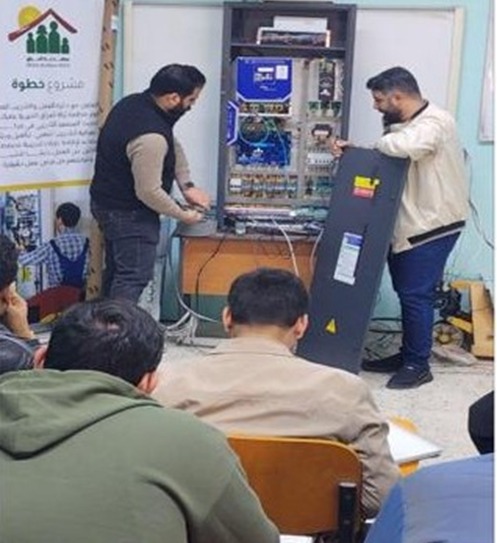 Elevator maintenance — more photos